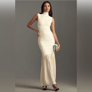 BLITHE Fitted Twofer Maxi Dress